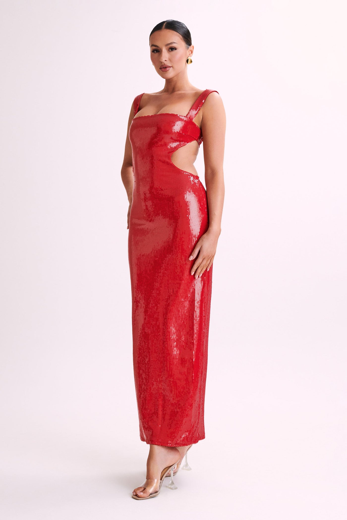 ERIS MAXI DRESS - RED