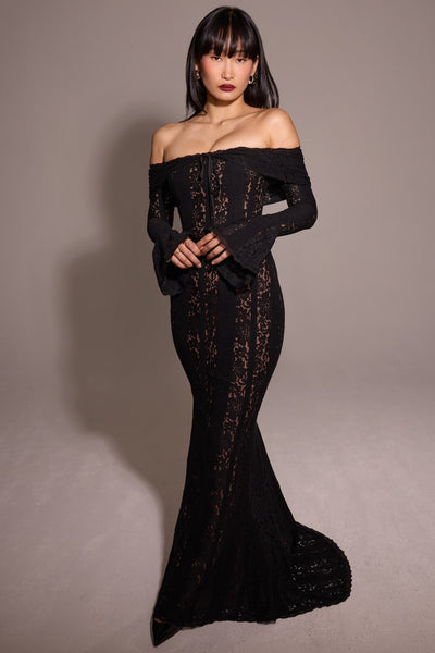 JULIETTE MAXI DRESS - BLACK