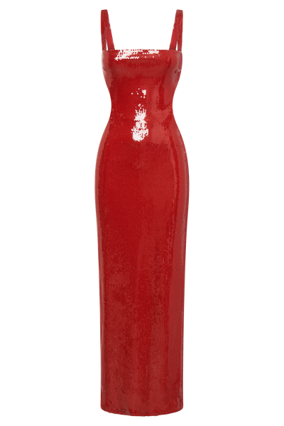 ERIS MAXI DRESS - RED