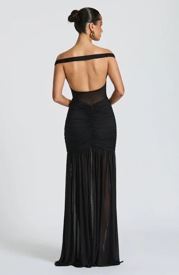 LEILANI MAXI DRESS – BLACK