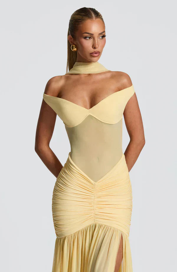 LEILANI MAXI DRESS – LEMON