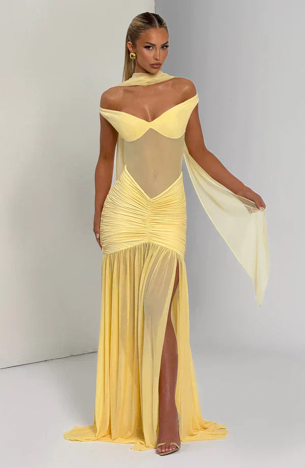 LEILANI MAXI DRESS – LEMON