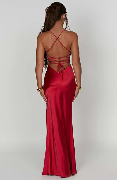 LANA MAXI DRESS – Red