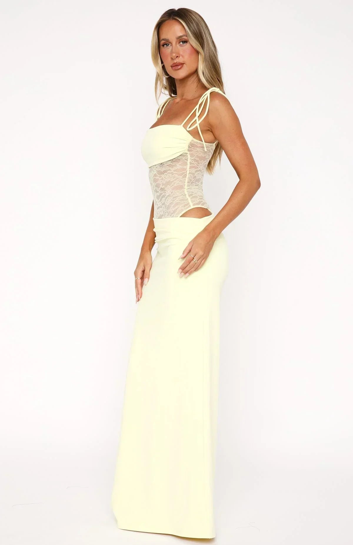 LACY Maxi Dress – Lemon