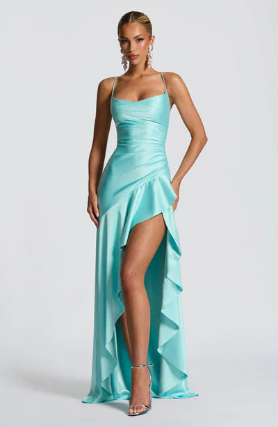 ISLA MAXI DRESS – AQUA
