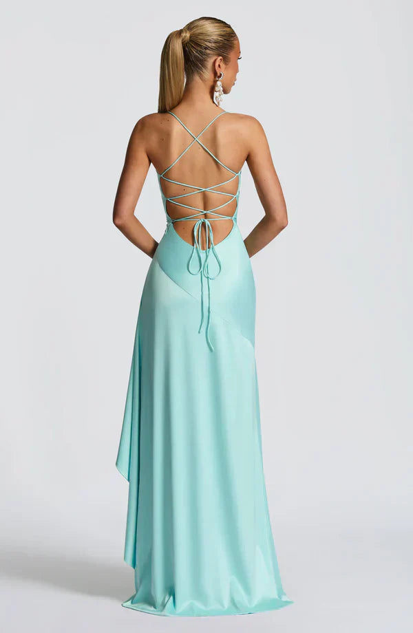 ISLA MAXI DRESS – AQUA