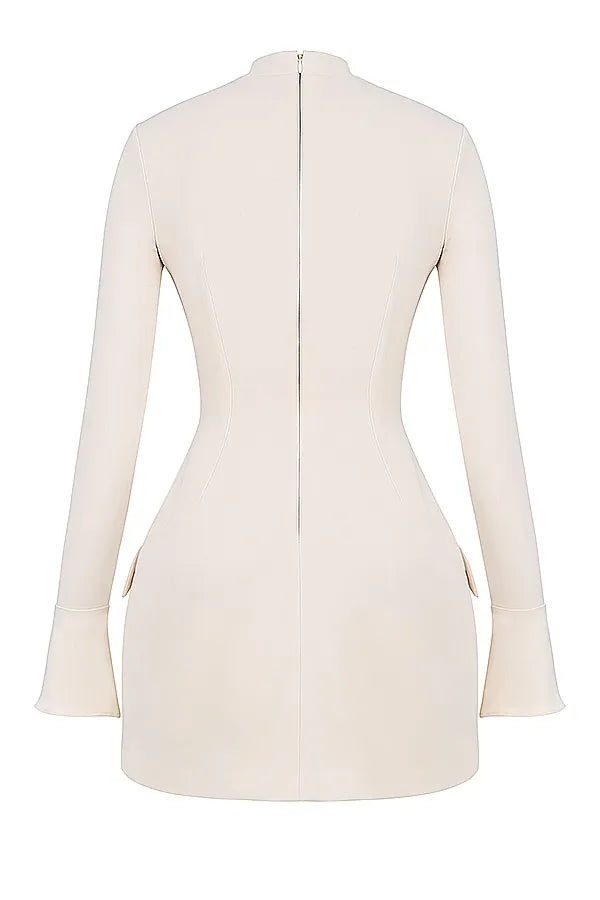 JADE MINI DRESS - CREAM