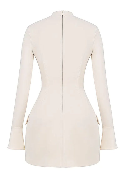 JADE MINI DRESS - CREAM