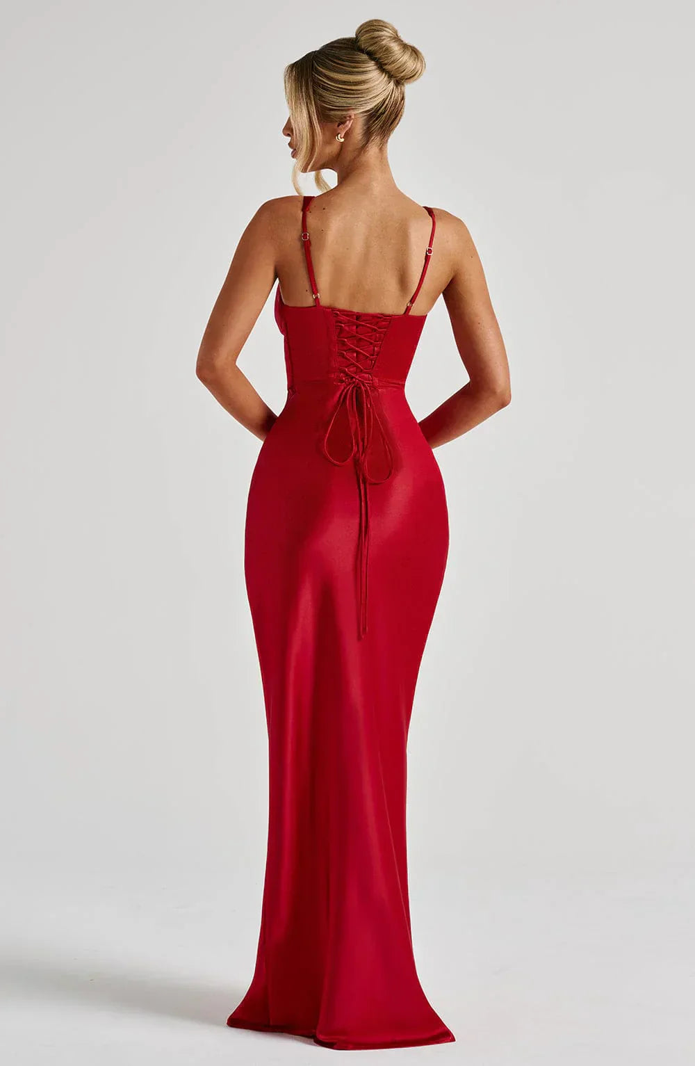 ALINA MAXI DRESS – RED